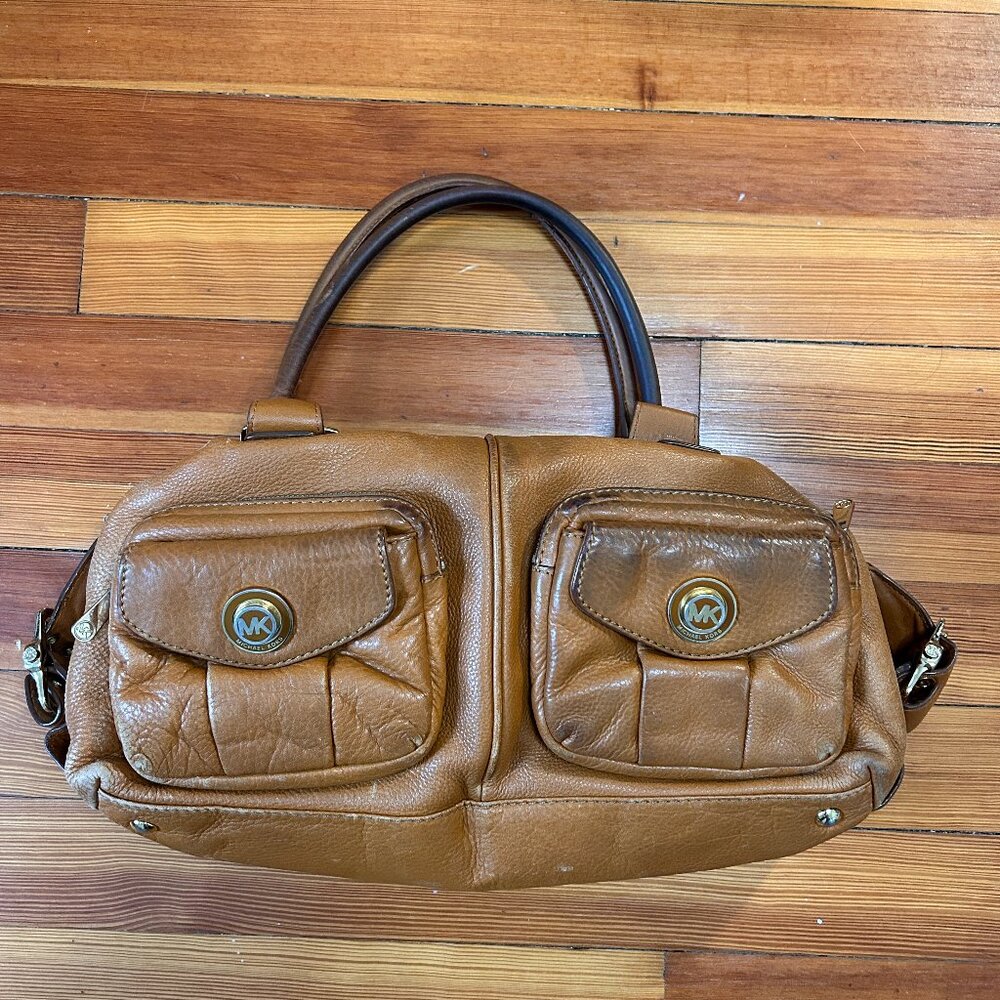 Michael by Michael Kors Brown Leather Shoulder Bag